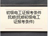 初级电工证报考条件抚顺(抚顺初级电工证报考条件)