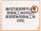 请问巴音郭楞坪山有高级电工培训吗(巴音郭楞有高级电工培训吗)