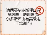 请问鄂尔多斯坪山有高级电工培训吗(鄂尔多斯坪山有高级电工培训吗)