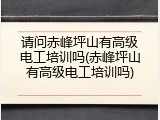 请问赤峰坪山有高级电工培训吗(赤峰坪山有高级电工培训吗)