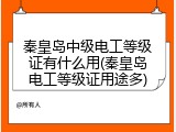 秦皇岛中级电工等级证有什么用(秦皇岛电工等级证用途多)