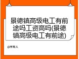 景德镇高级电工有前途吗工资高吗(景德镇高级电工有前途)