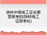 铁岭中级电工证去哪里报考的(铁岭电工证报考处)