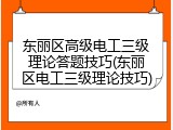 东丽区高级电工三级理论答题技巧(东丽区电工三级理论技巧)