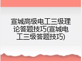 宣城高级电工三级理论答题技巧(宣城电工三级答题技巧)