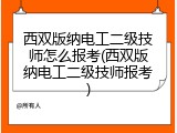 西双版纳电工二级技师怎么报考(西双版纳电工二级技师报考)