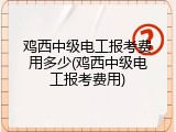 鸡西中级电工报考费用多少(鸡西中级电工报考费用)