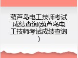 葫芦岛电工技师考试成绩查询(葫芦岛电工技师考试成绩查询)