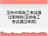 玉林中级电工考试通过率啥样(玉林电工考试通过率高)