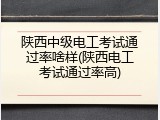 陕西中级电工考试通过率啥样(陕西电工考试通过率高)