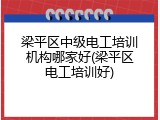 梁平区中级电工培训机构哪家好(梁平区电工培训好)