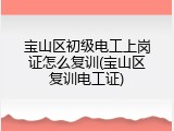 宝山区初级电工上岗证怎么复训(宝山区复训电工证)