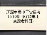 辽源中级电工实操考几个科目(辽源电工实操考科目)