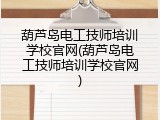 葫芦岛电工技师培训学校官网(葫芦岛电工技师培训学校官网)